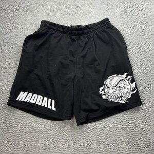 Impericon Mesh Gym Shorts Black Size XL Athletic Baseball Logo Mens